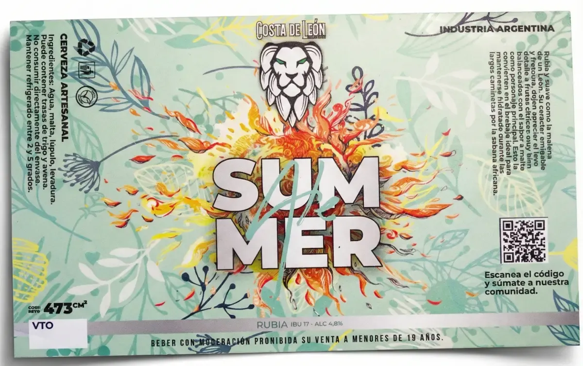 Etiqueta de cerveza
