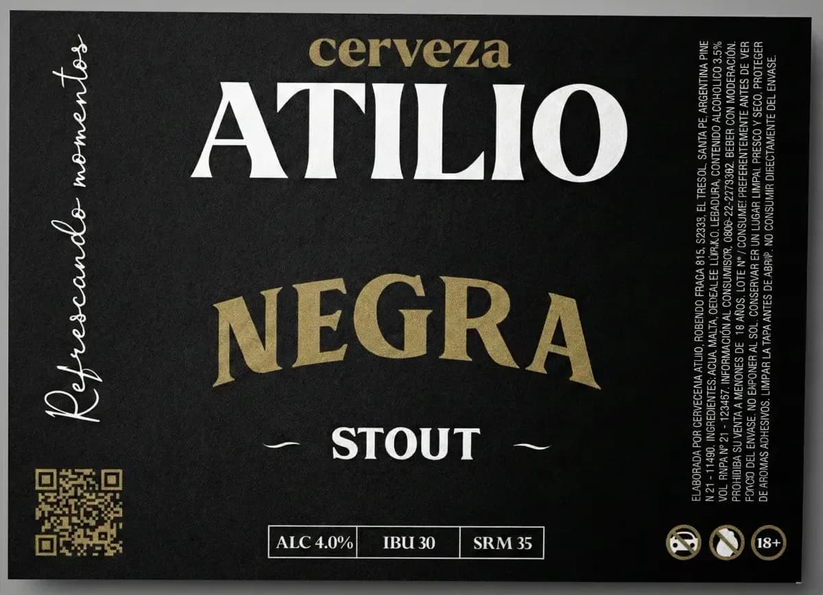 Etiqueta de cerveza