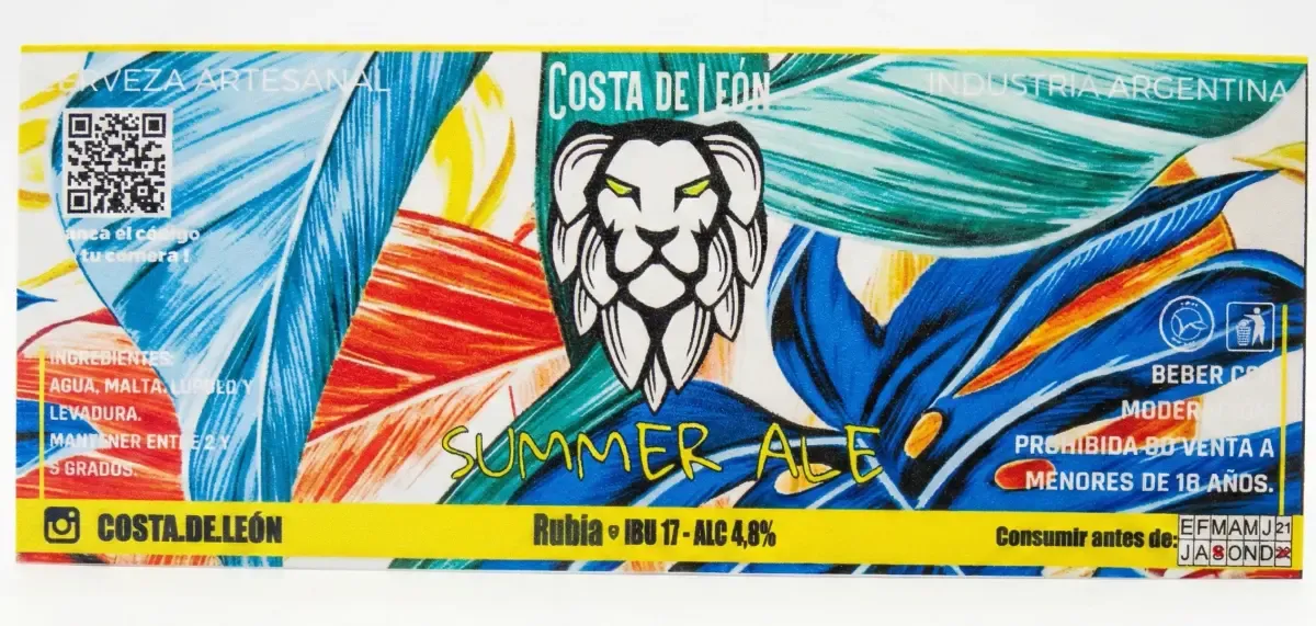 Etiqueta de cerveza
